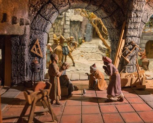 Small Diorama: Adoration of the Wise Men