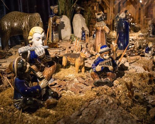 The origin of the nativity scene